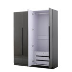 4 Door High Gloss Wardrobe - Image 19