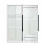 4 Door High Gloss Wardrobe, MW4G