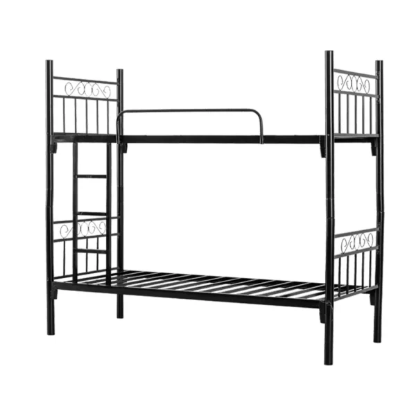 Sturdy Black Metal Bunk Bed - MWZM268