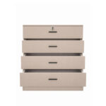 High Gloss 4 Drawer Chest of Drawers - Image 10