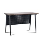 Office Desk - Walnut Top With Black Legs - Image 4