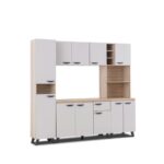 Kitchen Set - Light Grey + Sonama Oak