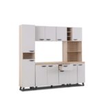 Kitchen Set - Light Grey + Sonama Oak