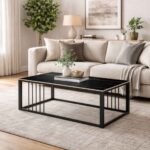 Contemporary Black Coffee Table - Image 2