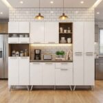 Versa Kitchen Set - UK Oak + Snow White - Image 2