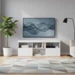 Paris TV Cabinet with LED Lights - Image 2