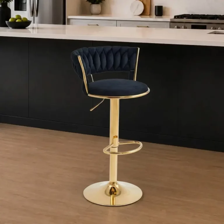 Stylish Gold Frame Bar Chair