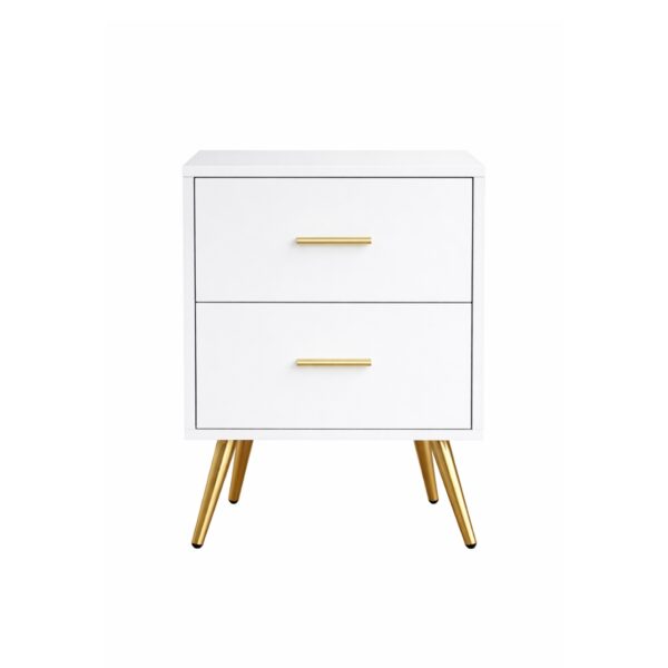 Modern Nightstand - White