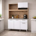 Yasmin Kitchen Set - UK Oak + Snow White
