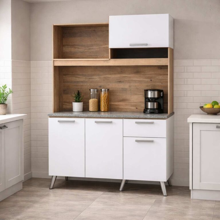 Yasmin Kitchen Set - UK Oak + Snow White