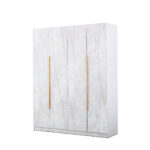 Marble 4 Door Wardrobe - Available in 4 Colours - Image 23