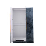 Marble 3 Door Wardrobe - Available in 2 Colours - Image 9
