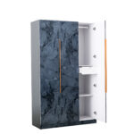 Marble 3 Door Wardrobe - Available in 2 Colours - Image 6