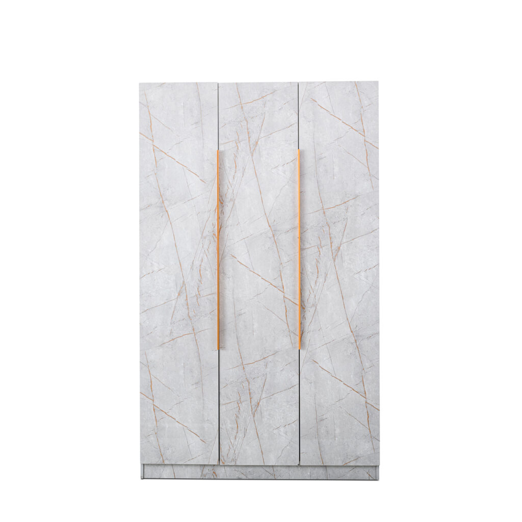 Marble 3 Door Wardrobe - Available in 2 Colours