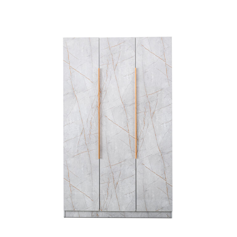 Marble 3 Door Wardrobe - Available in 2 Colours