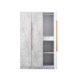 Marble 3 Door Wardrobe - Available in 2 Colours - Image 16