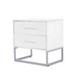 Contemporary Nightstand - White - Image 2