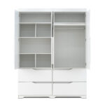 Modern 4 Door Wardrobe - MW964B