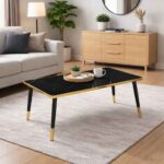 Gold Edge Coffee Table - Available in 2 Colours - Image 4