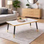 Gold Edge Coffee Table - Available in 2 Colours - Image 2