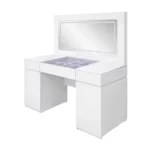Modern LED Vanity Dressing Table, White, MWBR2140
