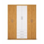 Modern 6 Door Wardrobe – Available in 2 Colours