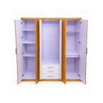 Modern 6 Door Wardrobe - Available in 2 Colours - Image 3