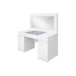 Modern LED Vanity Dressing Table – With Built-In Mirror Lights - Image 3