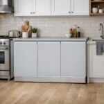 Contemporary Metal 3 Door Base - Image 2