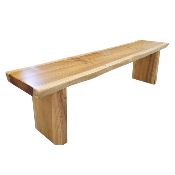 Live Edge Solid Wood Bench