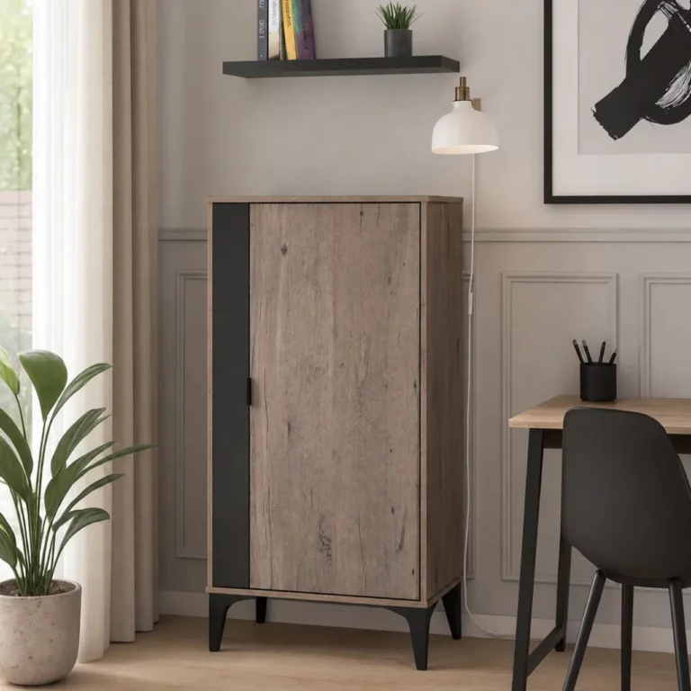 Modern Oak Storage Cabinet – MW24