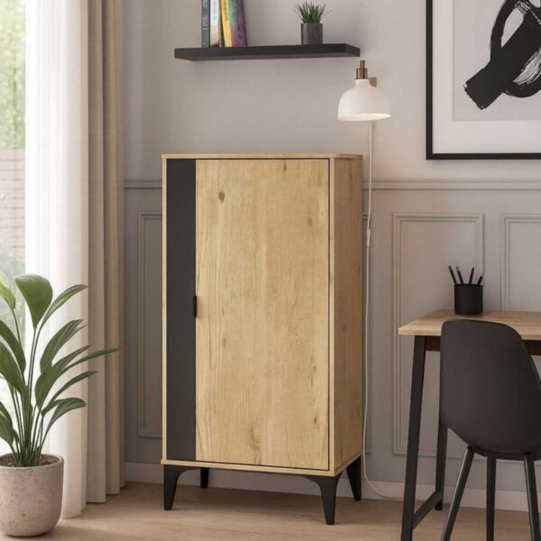 Modern Oak Storage Cabinet - MW24
