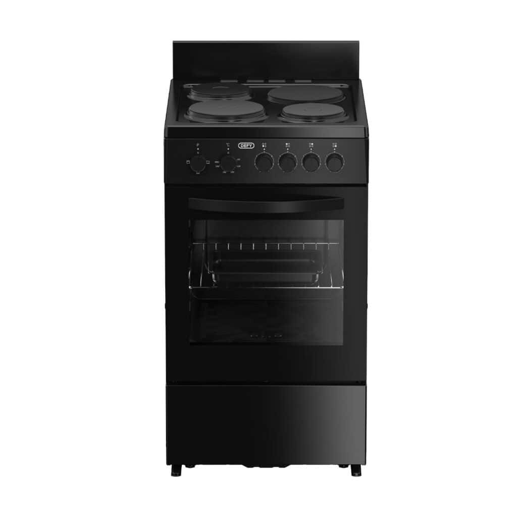 Defy - Defy 50cm 4 Plate Compact Stove - Black - DSS554