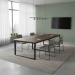 Walnut Conference Table – MWTJ2400 (1)