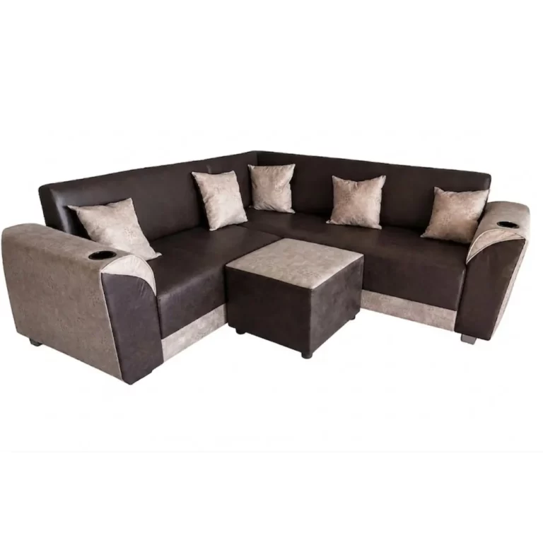 Boxarm Corner 3 Piece Lounge Suite, Black And White, BALRA