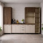 3 Piece Kitchen Scheme - Alpine Oak + Cappucino
