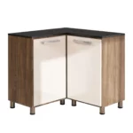 Alpine Oak + Cappuccino Corner Unit