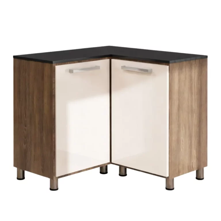 Alpine Oak + Cappuccino Corner Unit