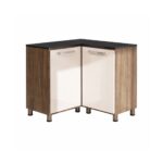 Alpine Oak + Cappuccino Corner Unit