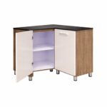 Alpine Oak + Cappuccino Corner Unit - Image 3