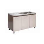 Alpine Oak + Cappuccino Sink Unit - Image 3