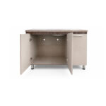 Alpine Oak + Cappuccino Sink Unit - Image 4