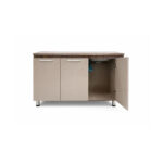 Alpine Oak + Cappuccino Sink Unit - Image 5
