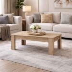 Modern Wooden Coffee Table - Image 4