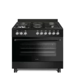 Elba - 90cm 5 Burner Gas Stove with Electric Oven (Black) - 04/96CL827B