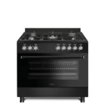 Elba Essential 90cm 5 Burner Gas Stove Gas Oven Black - 04/96CL828B