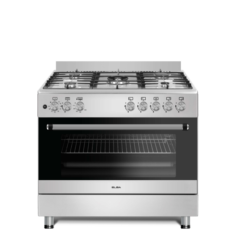 Elba Essential 90cm 5 Burner Gas Stove Gas Oven - 04/96CL828