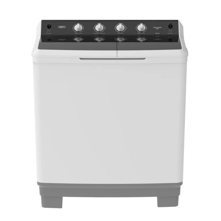 Defy - 15Kg Twin Tub TwinMaid Washing Machine - White - DTT152