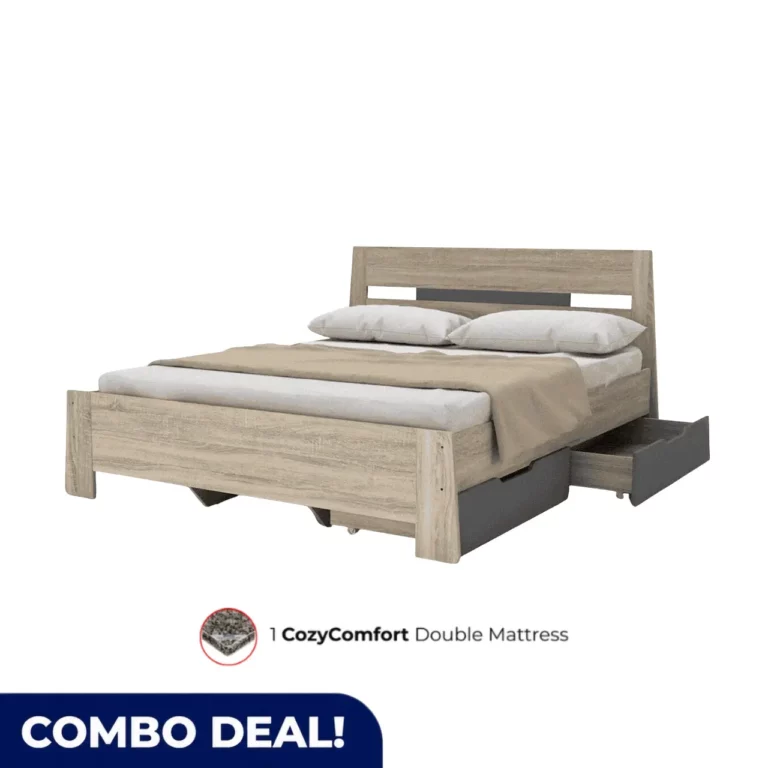 Timeless Bed Frame with the Cozy Comfort Mattress