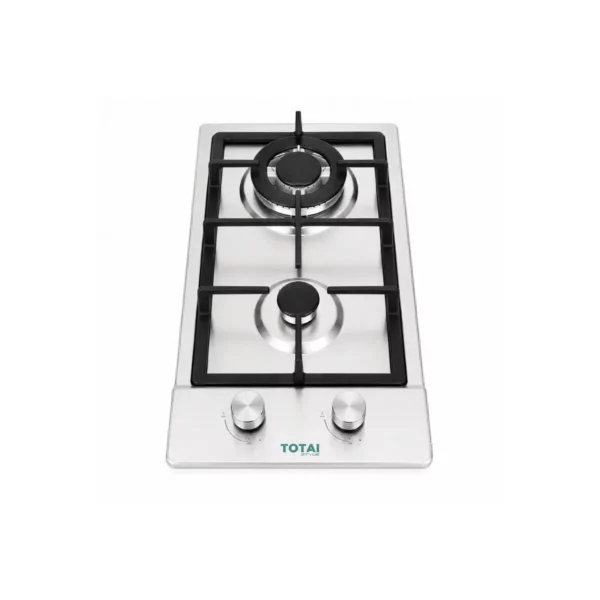 Totai - 2 Burner Gas Hob Stainless Steel - 03/TS2BNRSS